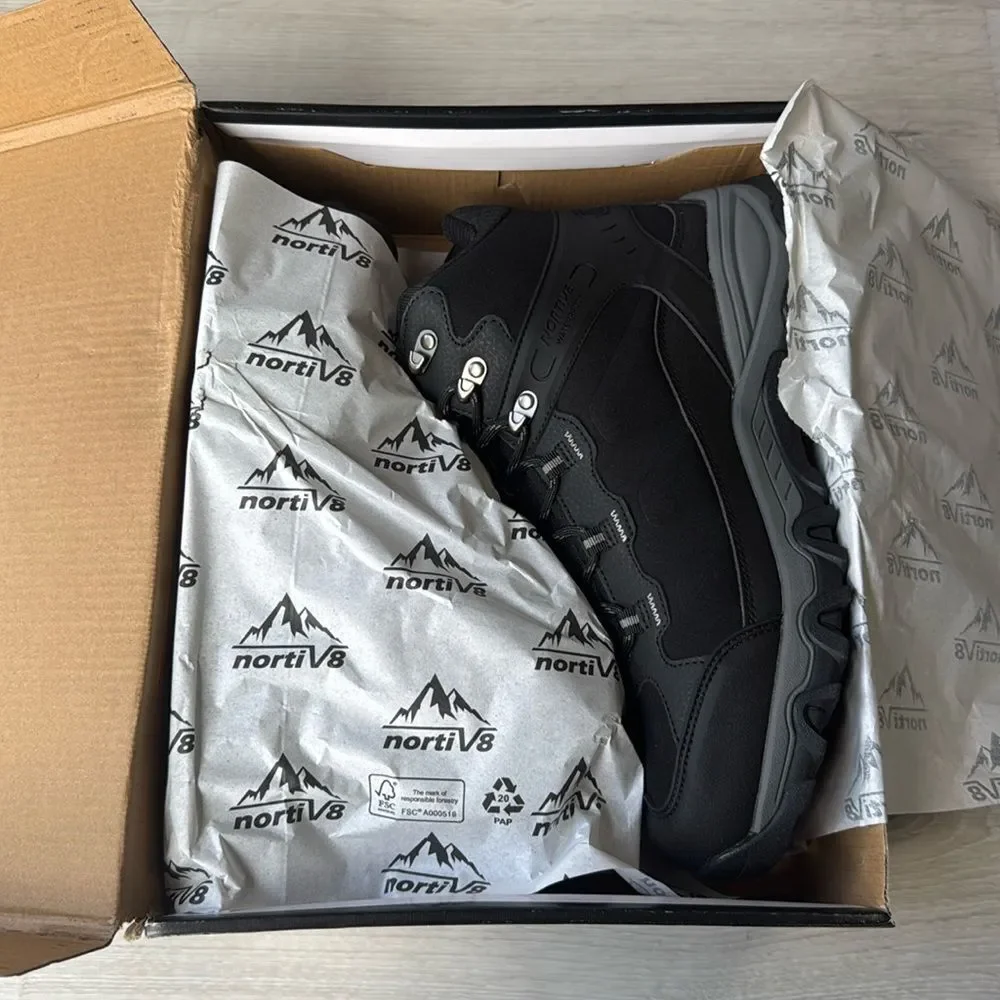 NORTIV 8 Waterproof Hiking Boots MidTrekking Lightweight Mountaineering 9.5‎ NWT